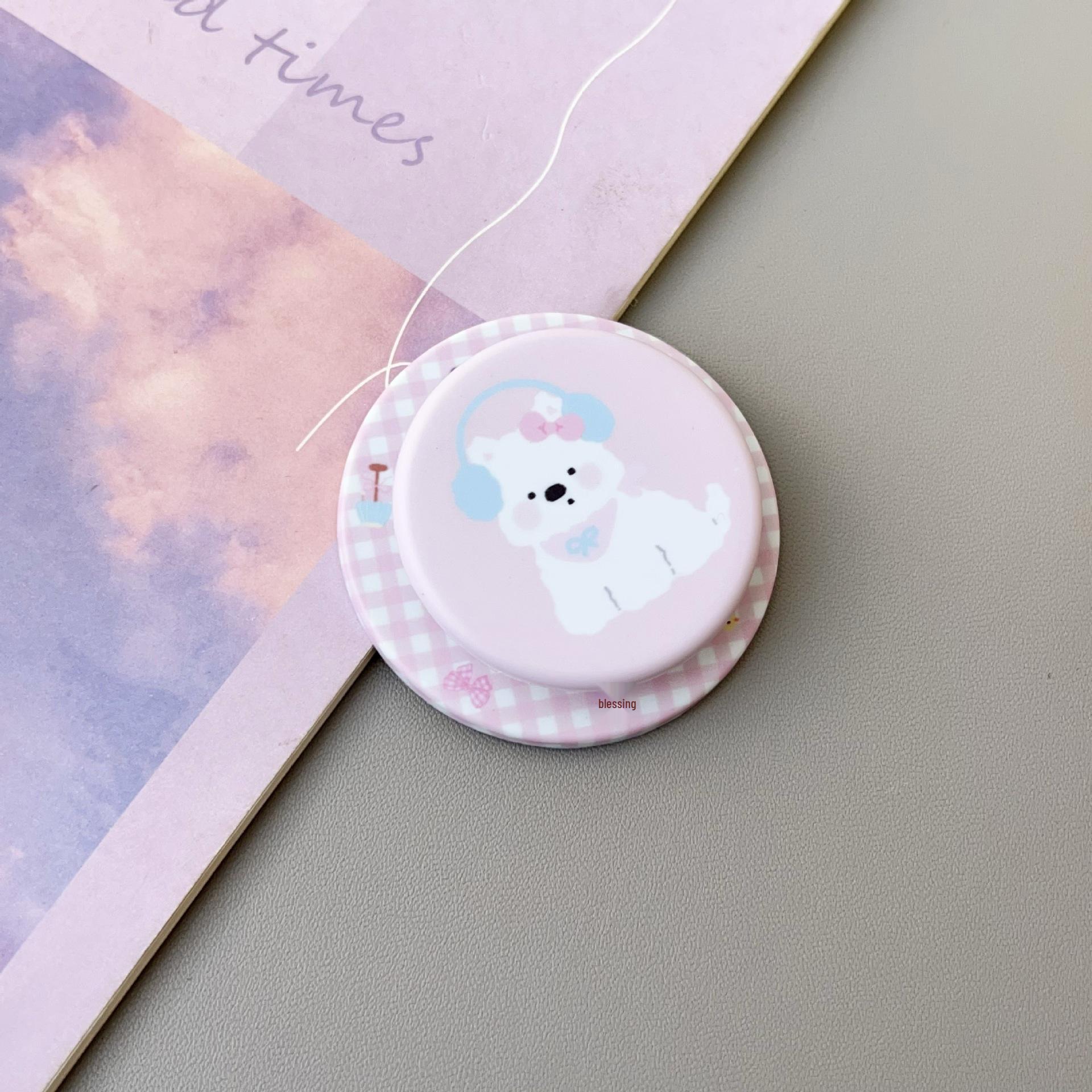 Frosted Cartoon MagSafe Magnetic Phone Stand with Telescopic Airbag Design
Frosted Cartoon MagSafe Magnetic Phone Stand with Telescopic Airbag Design