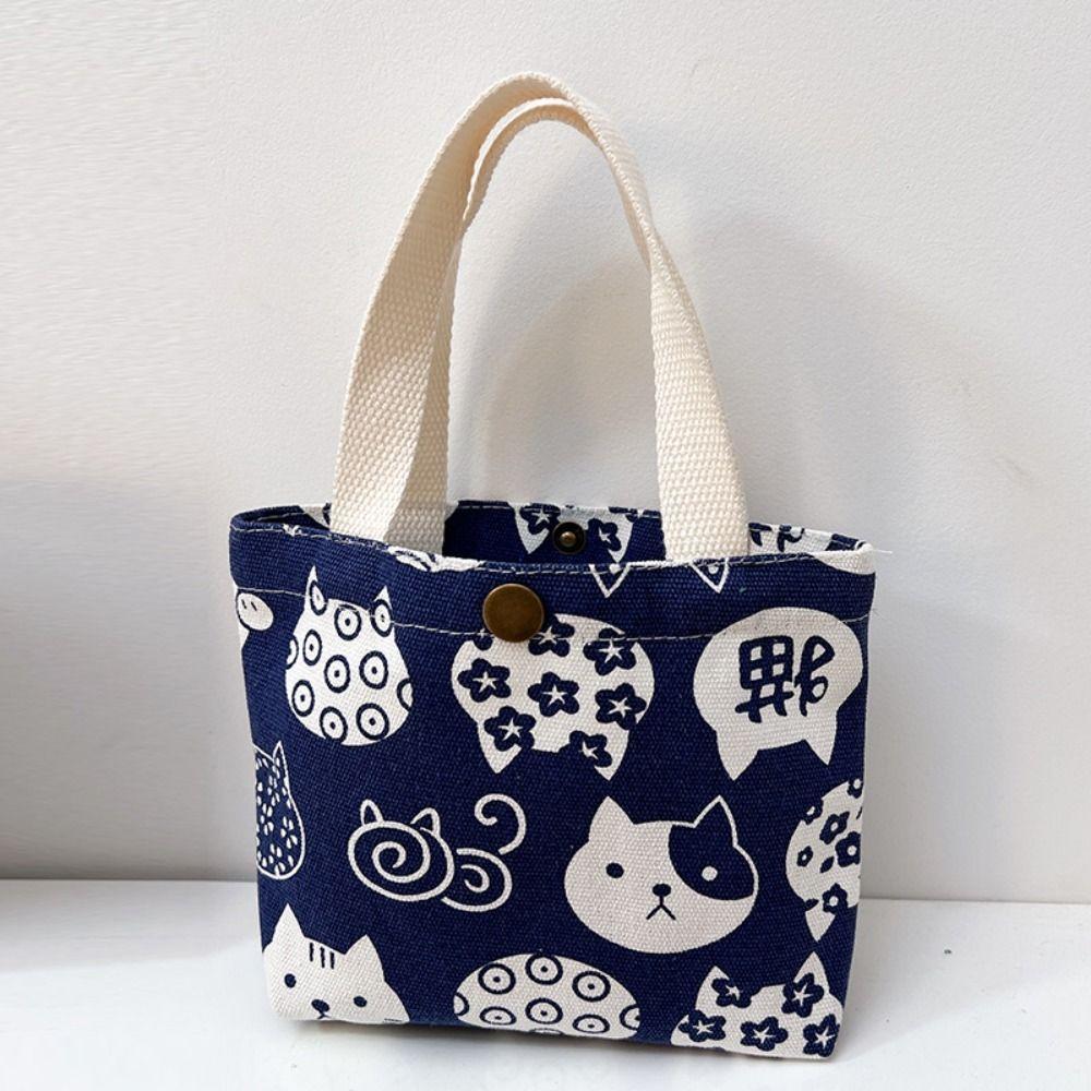 Aesthetic Printed Cat Lunch Bag Large Capacity Canvas Food Container Canvas Bags
Aesthetic Printed Cat Lunch Bag Large Capacity Canvas Food Container Canvas Bags