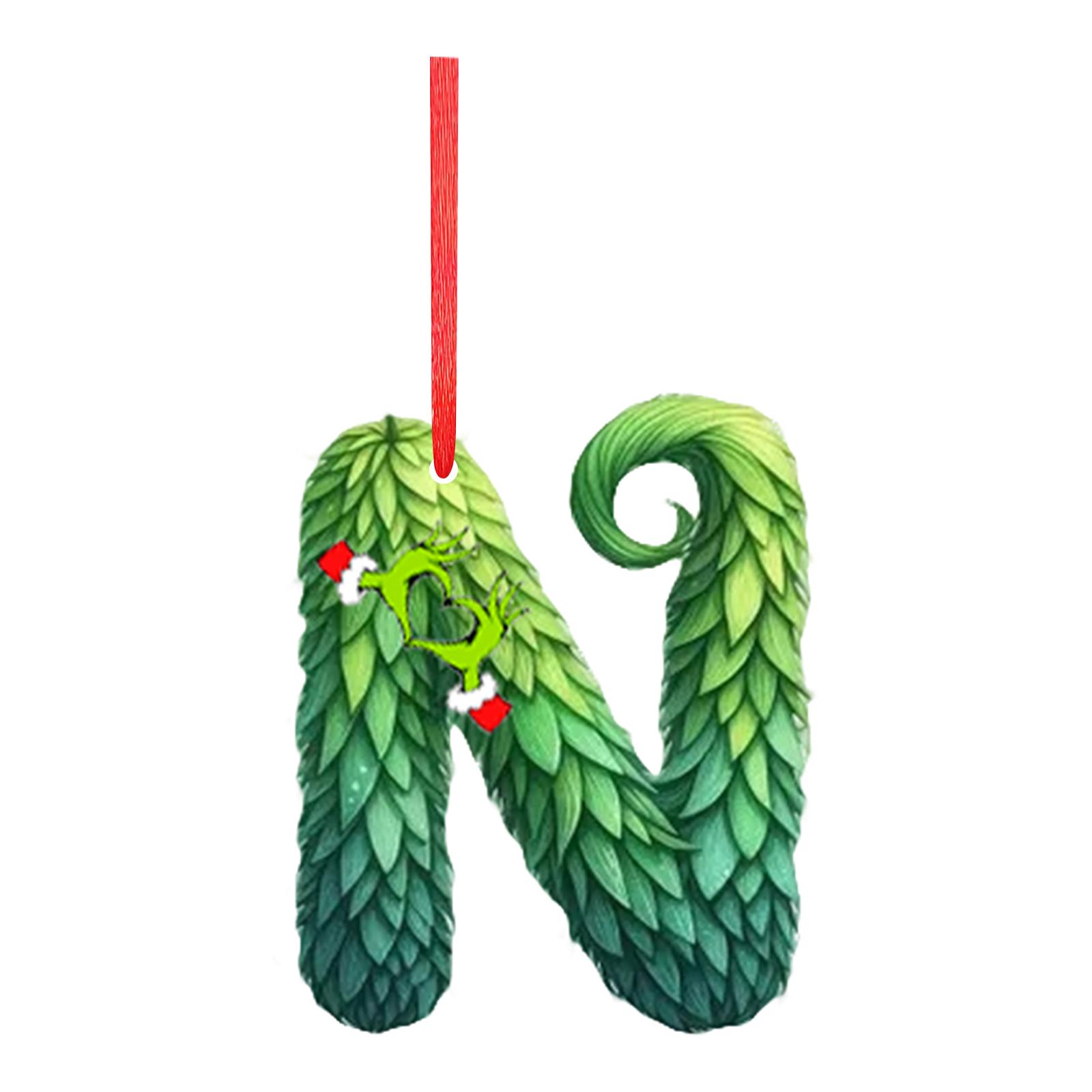 2D 26 букв Рождественские украшения Акриловые плоские Рождественские елки Украшения для дома Украшения One Size
2D 26 букв Рождественские украшения Акриловые плоские Рождественские елки Украшения для дома Украшения One Size