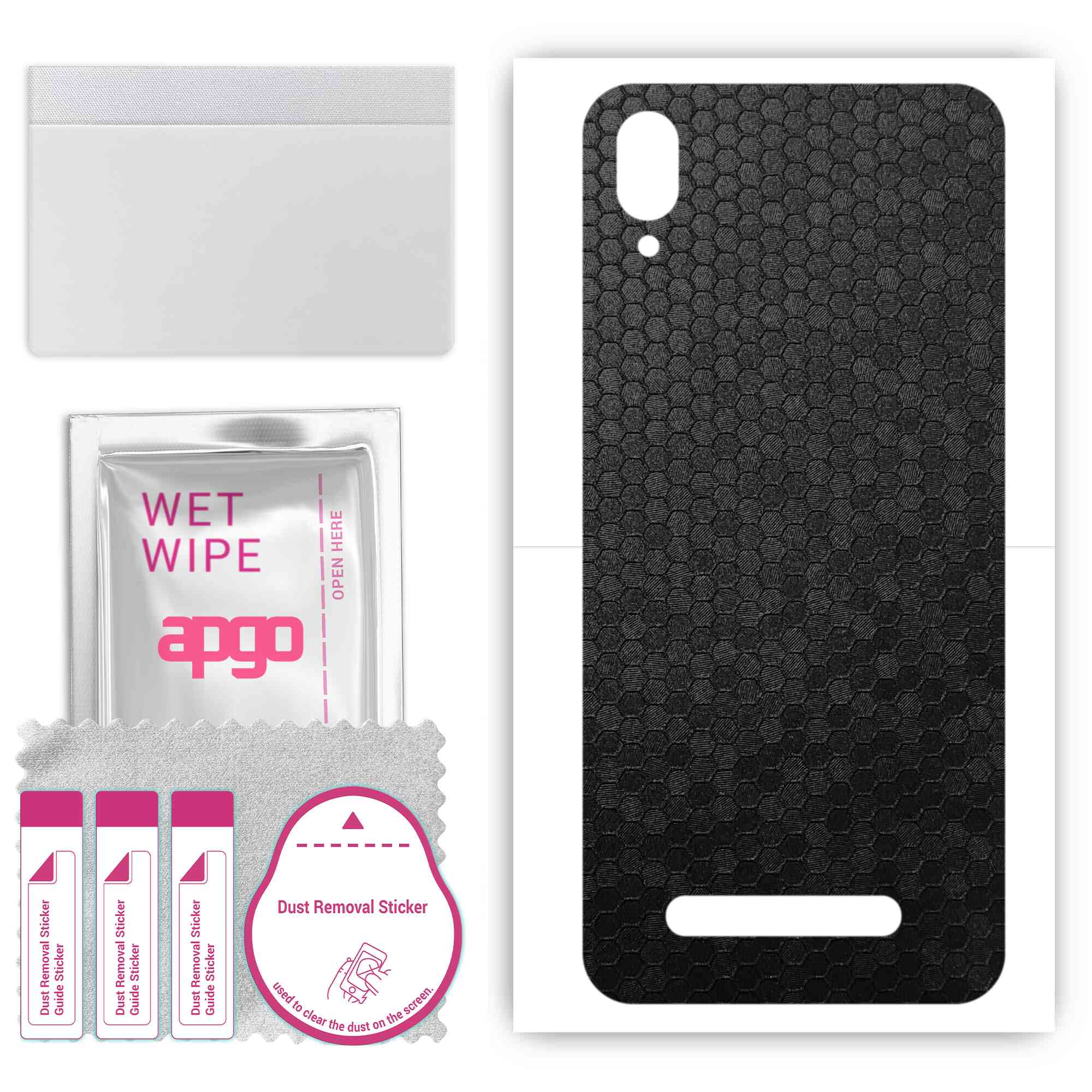 Apgo Protective Skin Sticker для задньої панелі, сумісної з Doogee Y8C, Wrap Film, Foil, Vinyl - Pattern Black Honeycomb
Apgo Protective Skin Sticker для задньої панелі, сумісної з Doogee Y8C, Wrap Film, Foil, Vinyl - Pattern Black Honeycomb