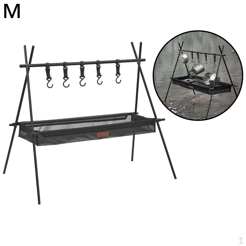 Camping Cookware Hanging Rack - Set Storage Hanger Outdoor Kitchen Organizers Small_Single
Camping Cookware Hanging Rack - Set Storage Hanger Outdoor Kitchen Organizers Small_Single