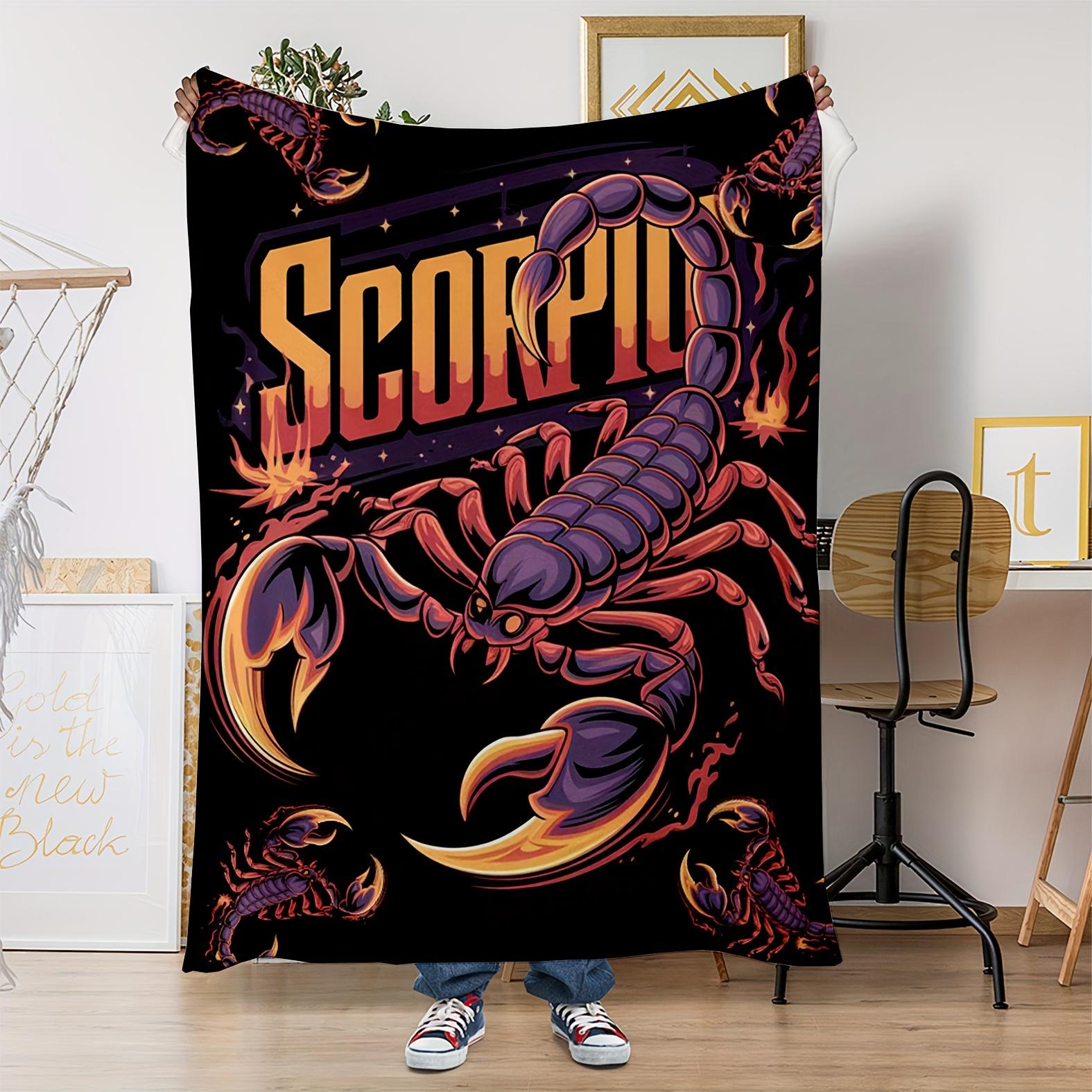 Gold and red Scorpio design Flannel printed blanket suitable for all seasons suitable for living room office sofa and travel 75x100cm (30x40inch)
Gold and red Scorpio design Flannel printed blanket suitable for all seasons suitable for living room office sofa and travel 75x100cm (30x40inch)