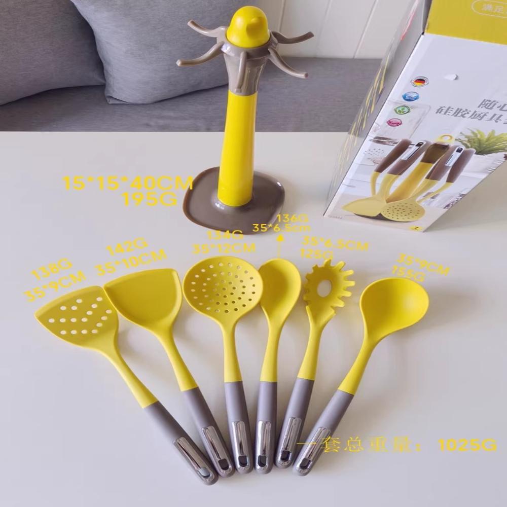 7pcs/1set Creative Food-grade Silicone Spatula Set,household Non-stick Pans, High-temperature Resistant Soup Spoon,cooking Tools
7pcs/1set Creative Food-grade Silicone Spatula Set,household Non-stick Pans, High-temperature Resistant Soup Spoon,cooking Tools