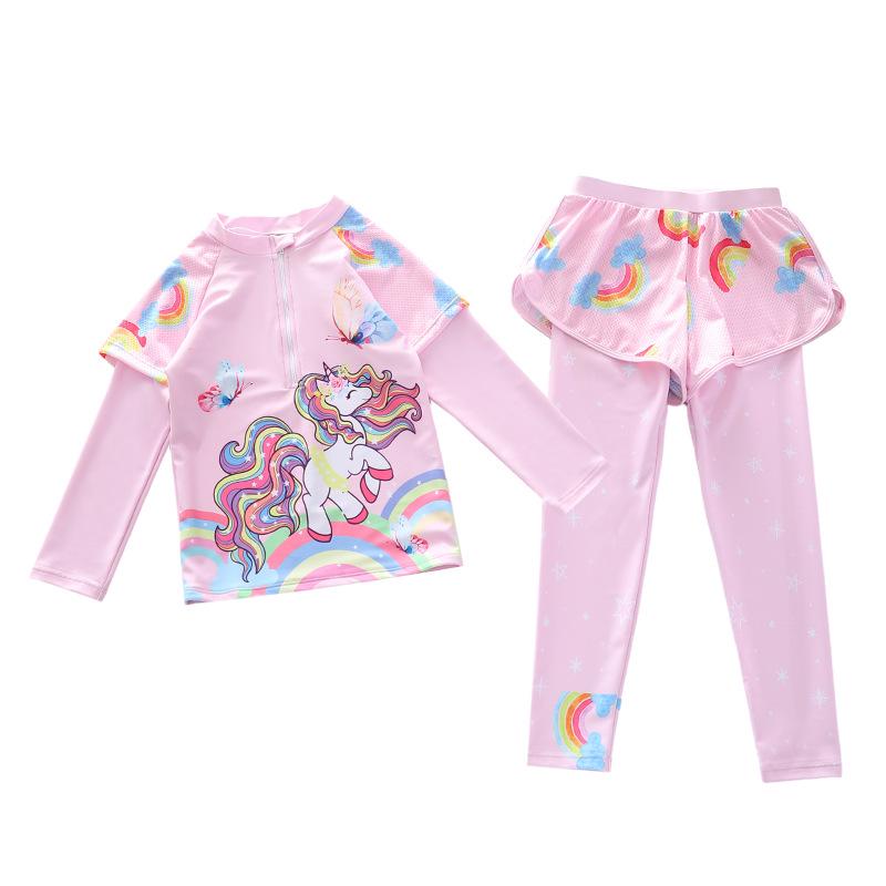 Girls Long Sleeve Floral Swimsuit with Mesh Fabric - Toddler to Big Kids 4XL (130-140cm, 55-65kg)
Girls Long Sleeve Floral Swimsuit with Mesh Fabric - Toddler to Big Kids 4XL (130-140cm, 55-65kg)