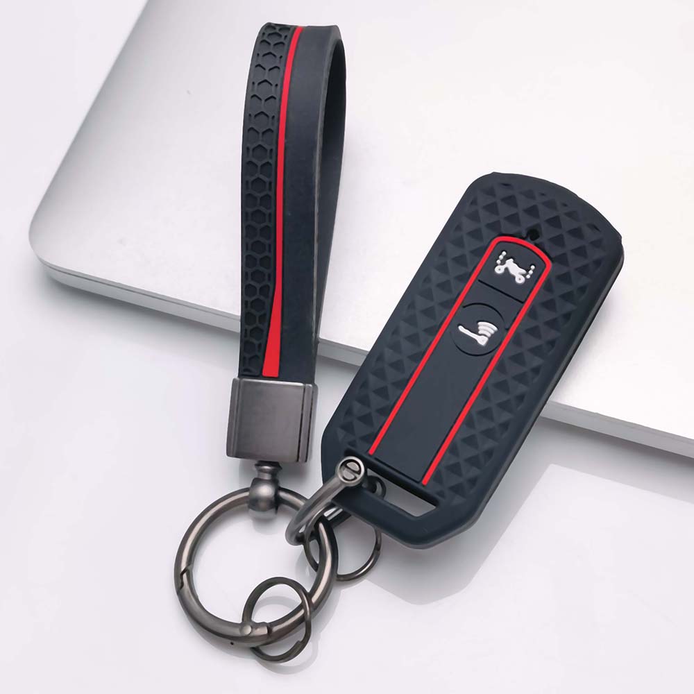 Anti-Slip Silicone Key Case with keychain For Honda PCX 125 150 160 ADV 150 160 SH125 SH150 Vario Click 150 160 Scooter Smart чорний
Anti-Slip Silicone Key Case with keychain For Honda PCX 125 150 160 ADV 150 160 SH125 SH150 Vario Click 150 160 Scooter Smart чорний