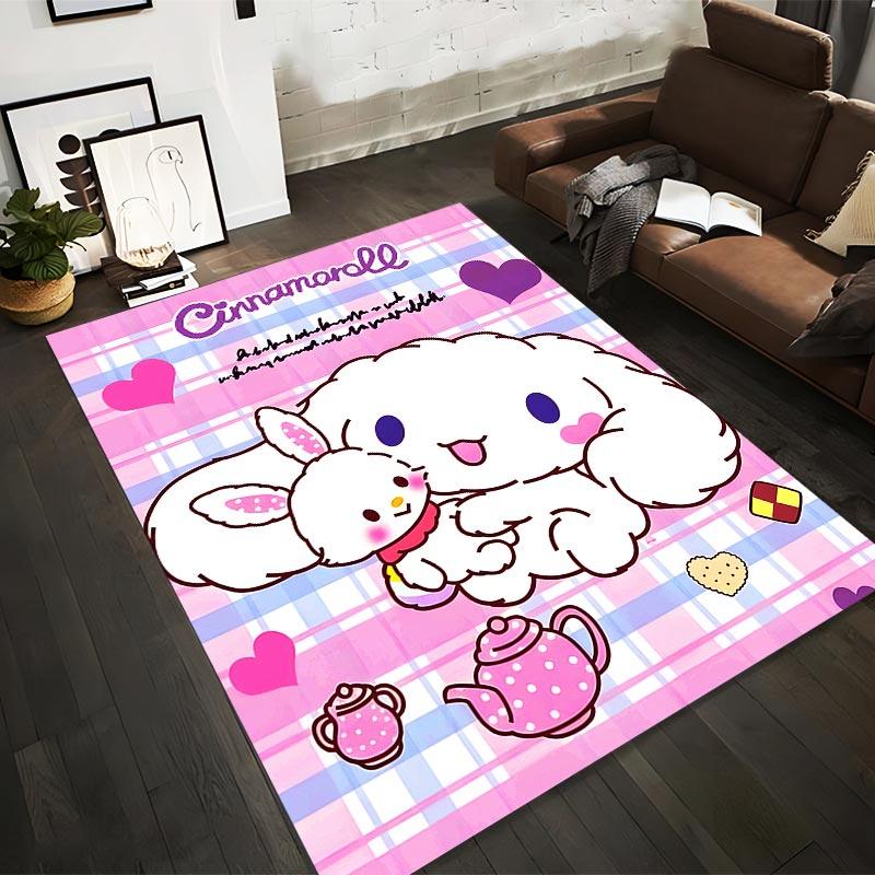 Cute Cinnamoroll and Bunny Pattern Carpet with Hearts1Teapot1and Plaid Background Suitable for use as an anti-slip1 for1room and bedroom sofas 40x60cm( 15x23in )
Cute Cinnamoroll and Bunny Pattern Carpet with Hearts1Teapot1and Plaid Background Suitable for use as an anti-slip1 for1room and bedroom sofas 40x60cm( 15x23in )