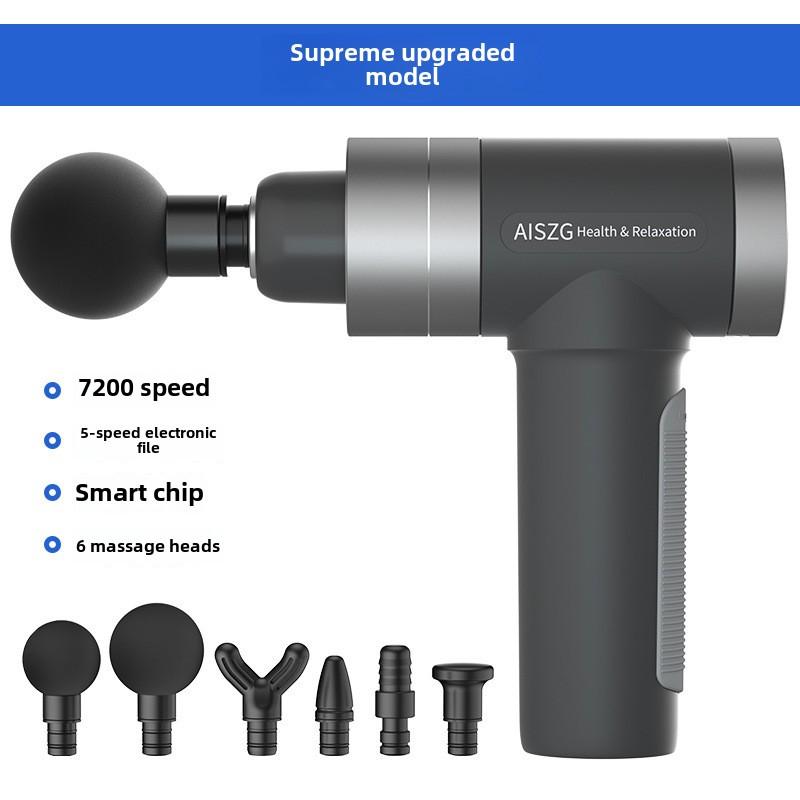 Многофункциональный бытовой ручной мини электрический фасциальный пистолет с регулируемой передачей, ударный пистолет, фитнес, расслабление мышц, массажер серый
Многофункциональный бытовой ручной мини электрический фасциальный пистолет с регулируемой передачей, ударный пистолет, фитнес, расслабление мышц, массажер серый