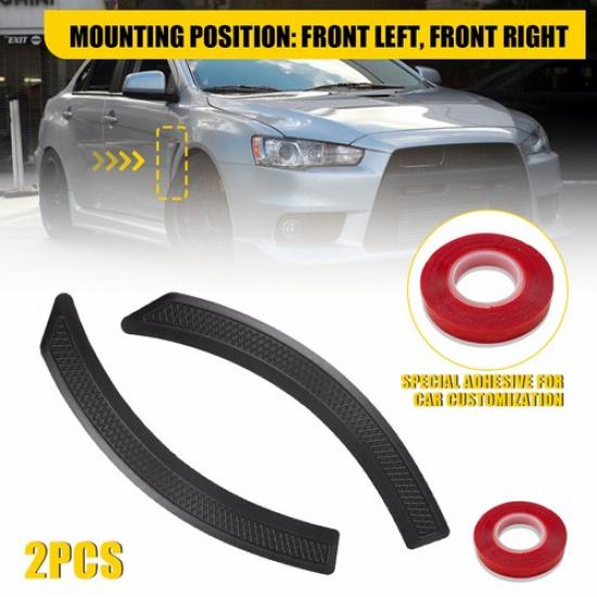 Black Side Style X Fender Intake Vent Cover For 2002-16 Mitsubishi Lancers Evo
Black Side Style X Fender Intake Vent Cover For 2002-16 Mitsubishi Lancers Evo