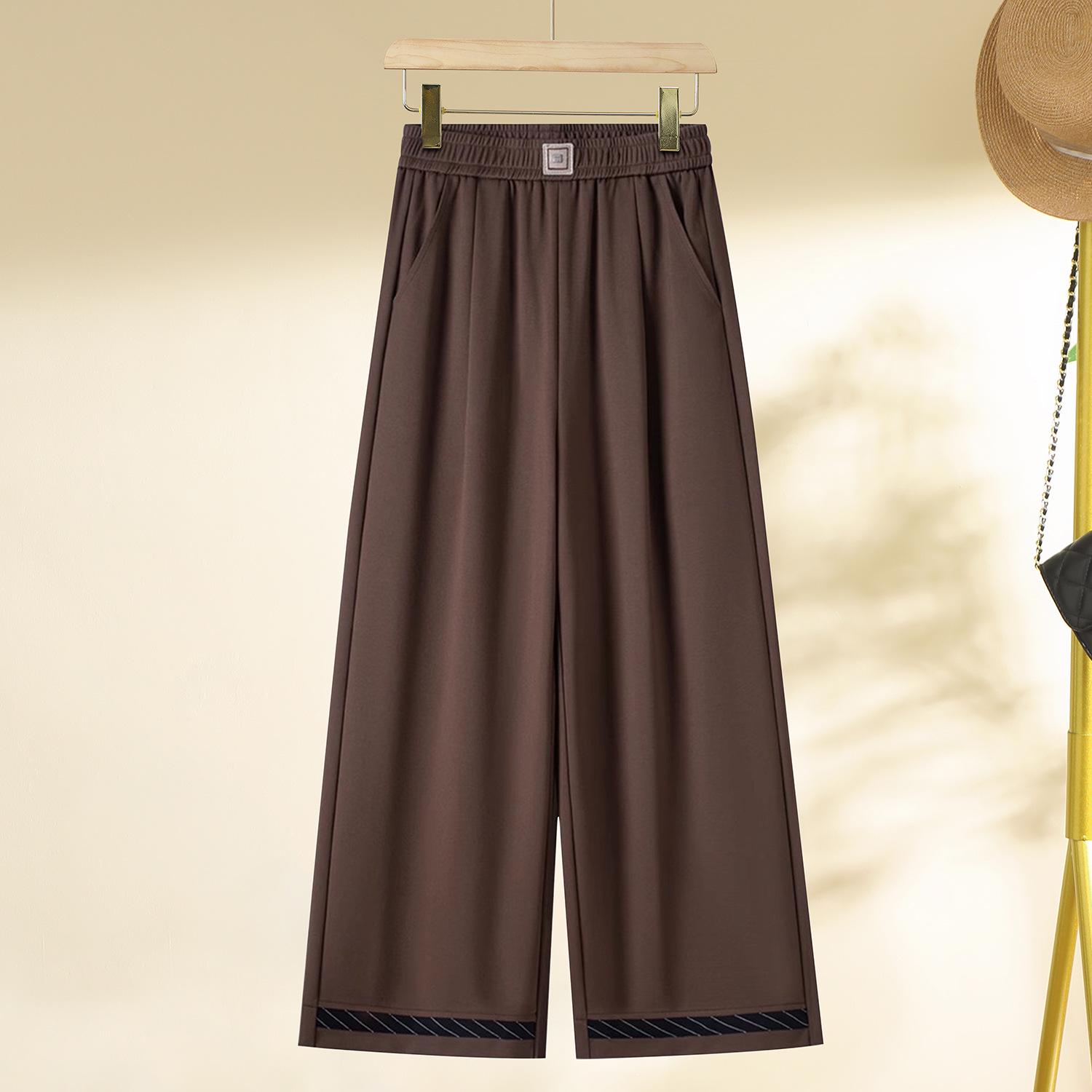 Spring 2025 Casual Plus Size Wide Leg High Waist Pants, Thin Drapey Summer Style, Khaki & Black 30 (125-135 jin recommended)
Spring 2025 Casual Plus Size Wide Leg High Waist Pants, Thin Drapey Summer Style, Khaki & Black 30 (125-135 jin recommended)