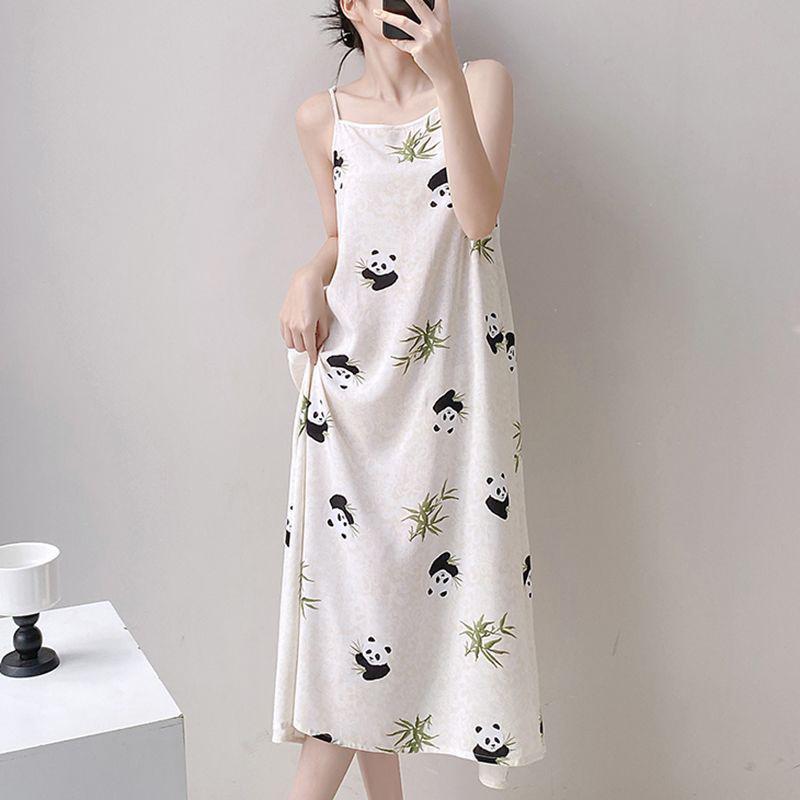 Women s Sweet Camisole Pajama Dress - Cute, Long, Imitation Cotton, Round Neck, Summer Wear, Versatile for Home and Outdoors. One Size (M-2XL)
Women s Sweet Camisole Pajama Dress - Cute, Long, Imitation Cotton, Round Neck, Summer Wear, Versatile for Home and Outdoors. One Size (M-2XL)