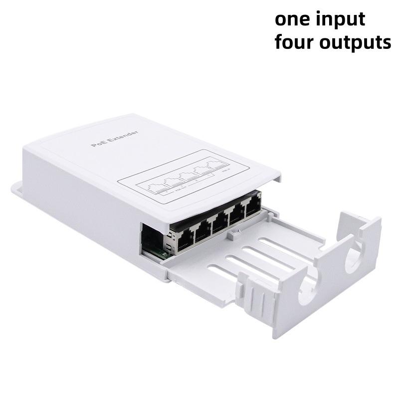 1 шт. 100 м Зовнішній водонепроникний Poe-повторювач Ip30 Vlan 44-57V 30 Вт 4/5-портовий Poe-розширювач для Poe-камери Бездротової точки доступу 5 Port
1 шт. 100 м Зовнішній водонепроникний Poe-повторювач Ip30 Vlan 44-57V 30 Вт 4/5-портовий Poe-розширювач для Poe-камери Бездротової точки доступу 5 Port