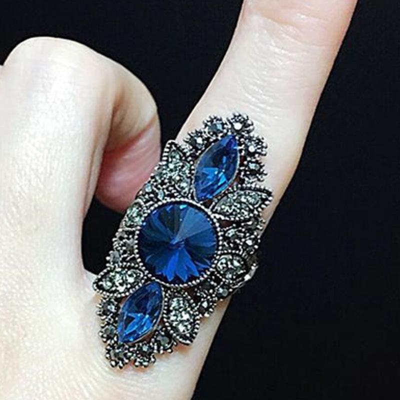 E-Commerce Electroplating Blue Zircon Ring Is A Popular Fashion Women S Jewelry No. 10
E-Commerce Electroplating Blue Zircon Ring Is A Popular Fashion Women S Jewelry No. 10