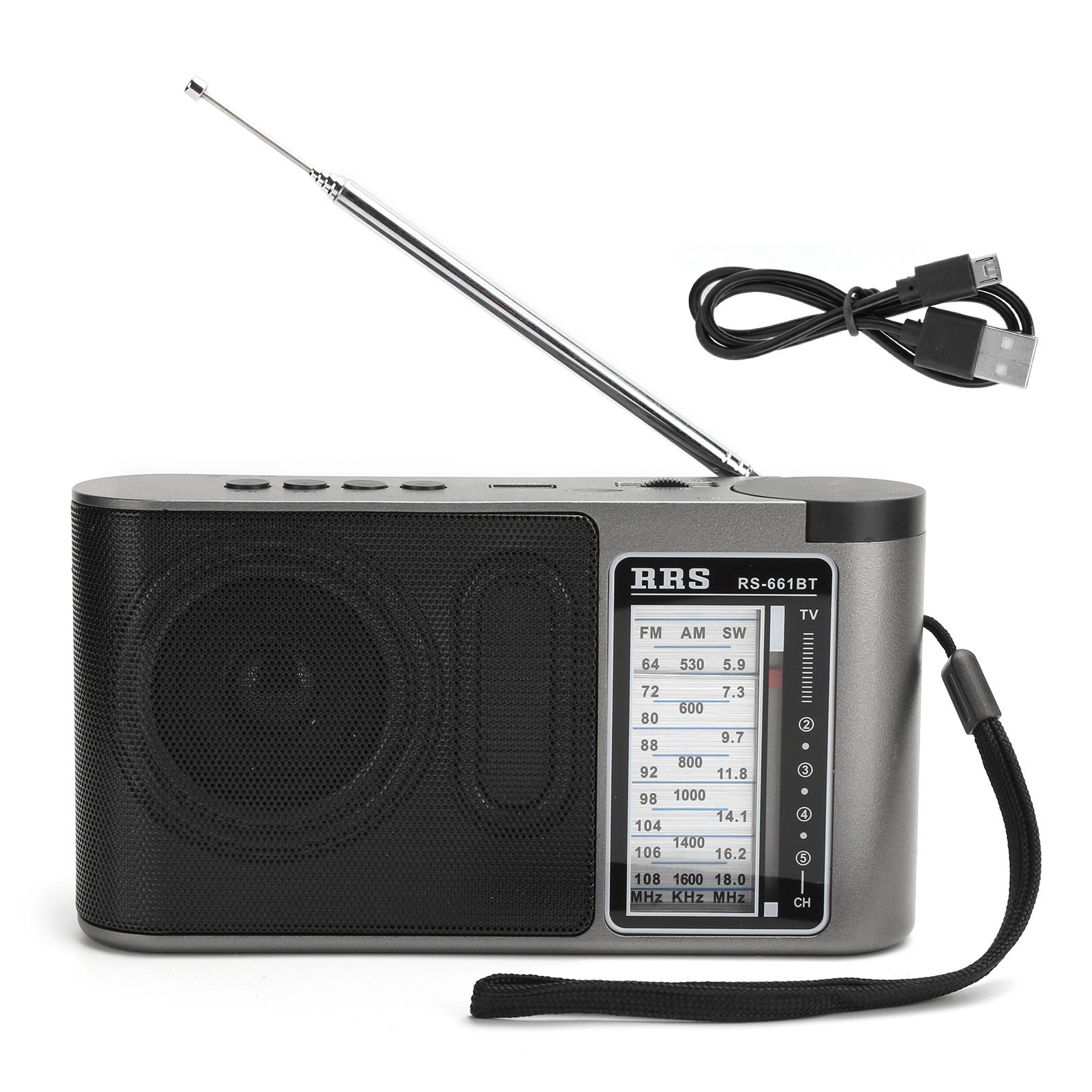 Bluetooth 4.0 Radio Receiver Portable MultiBand Manual Setting with Telescopic Antenna(Gray ) сірий колір
Bluetooth 4.0 Radio Receiver Portable MultiBand Manual Setting with Telescopic Antenna(Gray ) сірий колір