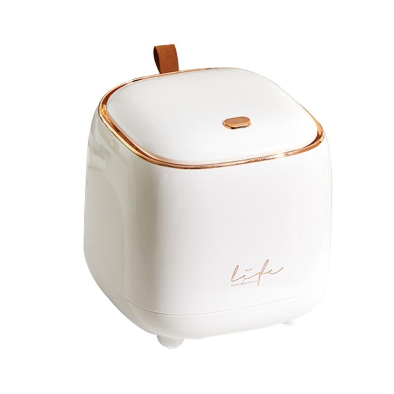 Desktop Trash Can Countertop Garbage Bin for Car Bathroom Kitchen Laundry Room білий
Desktop Trash Can Countertop Garbage Bin for Car Bathroom Kitchen Laundry Room білий