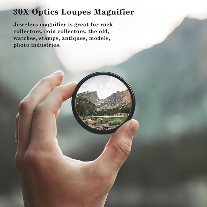 30X Magnifying Glass, Handheld Optical Jewelry Magnifier, Metal Hand Lens, Clear High Power, Office Desk Accessory, No Power Required 1pc чорний
30X Magnifying Glass, Handheld Optical Jewelry Magnifier, Metal Hand Lens, Clear High Power, Office Desk Accessory, No Power Required 1pc чорний