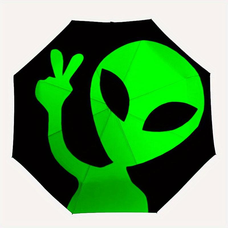 1pc Alien Peace Sign Automatic Open/Close Umbrella, Umbrella with cartoon Design, Portable Compact Umbrella for Men & Women, Good Holiday Gi
1pc Alien Peace Sign Automatic Open/Close Umbrella, Umbrella with cartoon Design, Portable Compact Umbrella for Men & Women, Good Holiday Gi