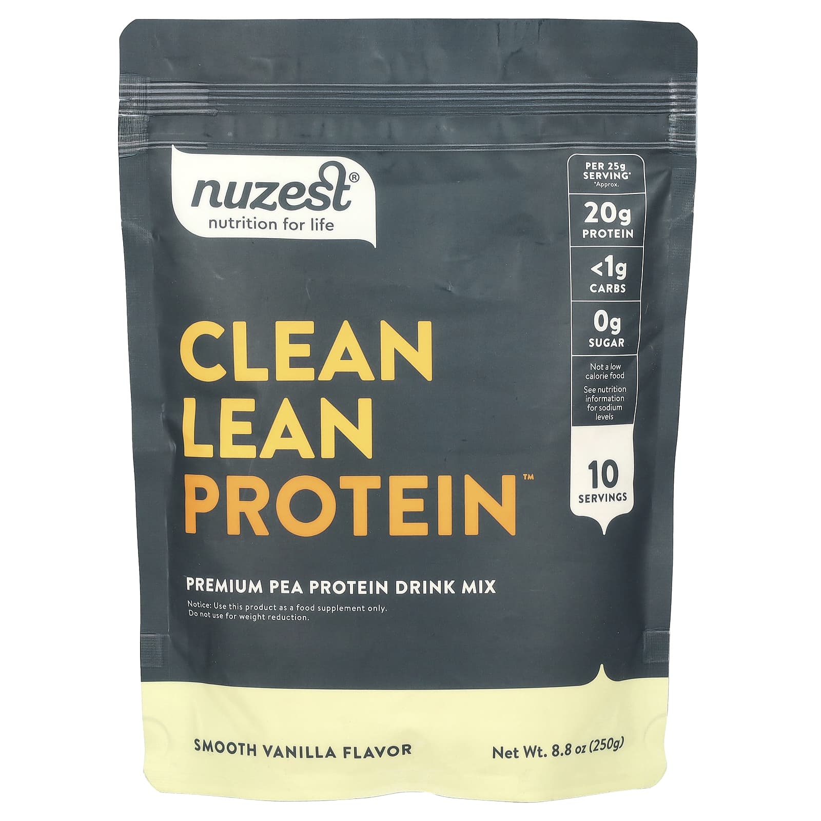 Nuzest, Clean Lean Protein, Smooth Vanilla, 8.8 oz (250 g) 
Nuzest, Clean Lean Protein, Smooth Vanilla, 8.8 oz (250 g)