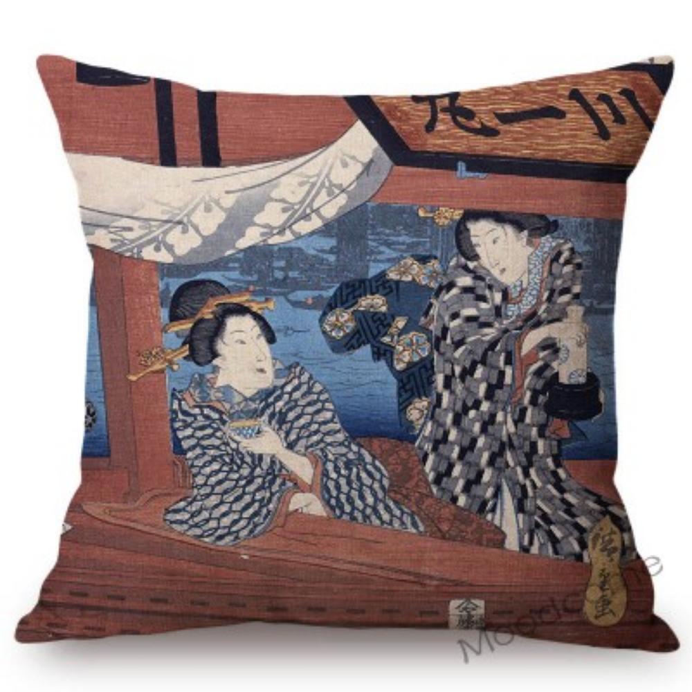 Японський Ando Hiroshige Ukiyoe Азійське мистецтво Гейша Вінтаж Екзотичні прикраси Диван Наволочка Автомобіль Подушка Лляна Подушка Чохол 450mm*450mm
Японський Ando Hiroshige Ukiyoe Азійське мистецтво Гейша Вінтаж Екзотичні прикраси Диван Наволочка Автомобіль Подушка Лляна Подушка Чохол 450mm*450mm