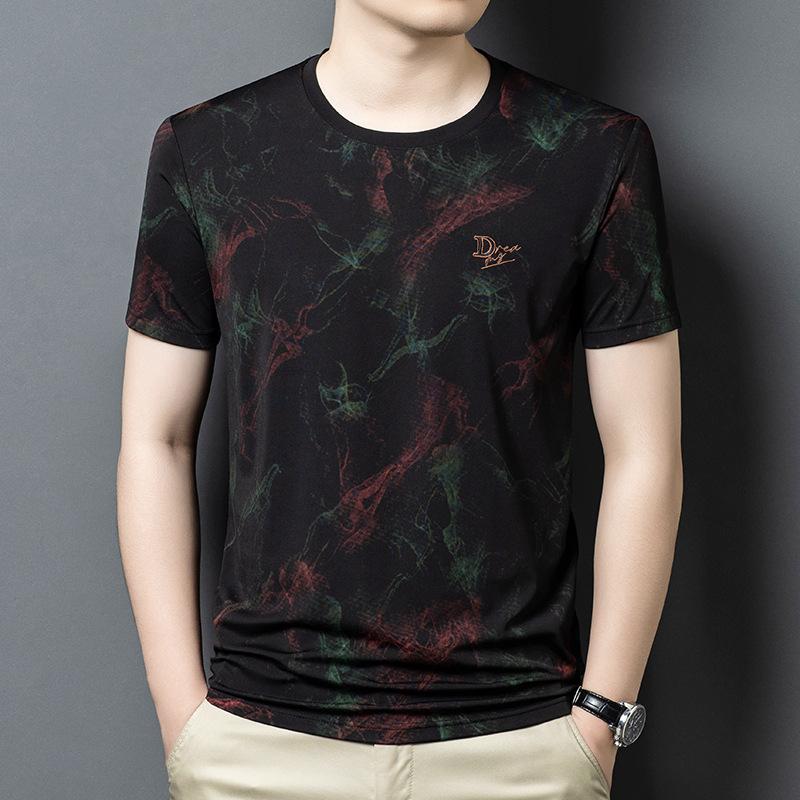 Мужская футболка с коротким рукавом Лето Новая Корейская версия Повседневная Для среднего и молодого возраста Круглый вырез Вышитая футболка 4XL чёрный
Мужская футболка с коротким рукавом Лето Новая Корейская версия Повседневная Для среднего и молодого возраста Круглый вырез Вышитая футболка 4XL чёрный