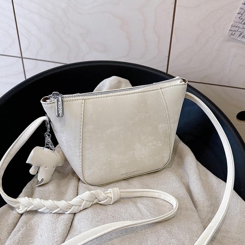 IELGY Универсальная сумка-мессенджер в иностранном стиле, модная сумка-ведро на плечо и подмышку белый