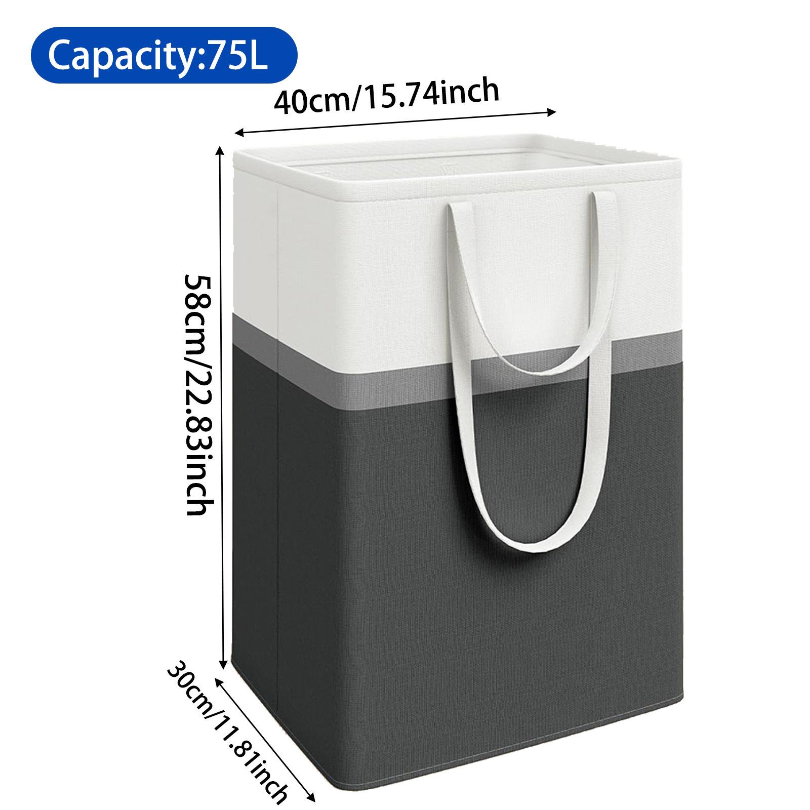 Large Capacity Fabric Storage Bag Fabric Storage Basket Folding Dirty Clothes Organizer Striped Dirty Clothes Cotton Bag чорний
Large Capacity Fabric Storage Bag Fabric Storage Basket Folding Dirty Clothes Organizer Striped Dirty Clothes Cotton Bag чорний