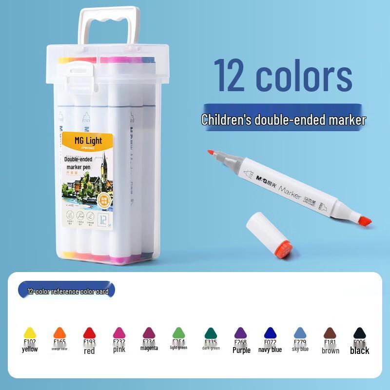 Dual-Tip Quick-Drying Alcohol Marker Pen for Watercolor and Graffiti Art Double-headed Marker
Dual-Tip Quick-Drying Alcohol Marker Pen for Watercolor and Graffiti Art Double-headed Marker