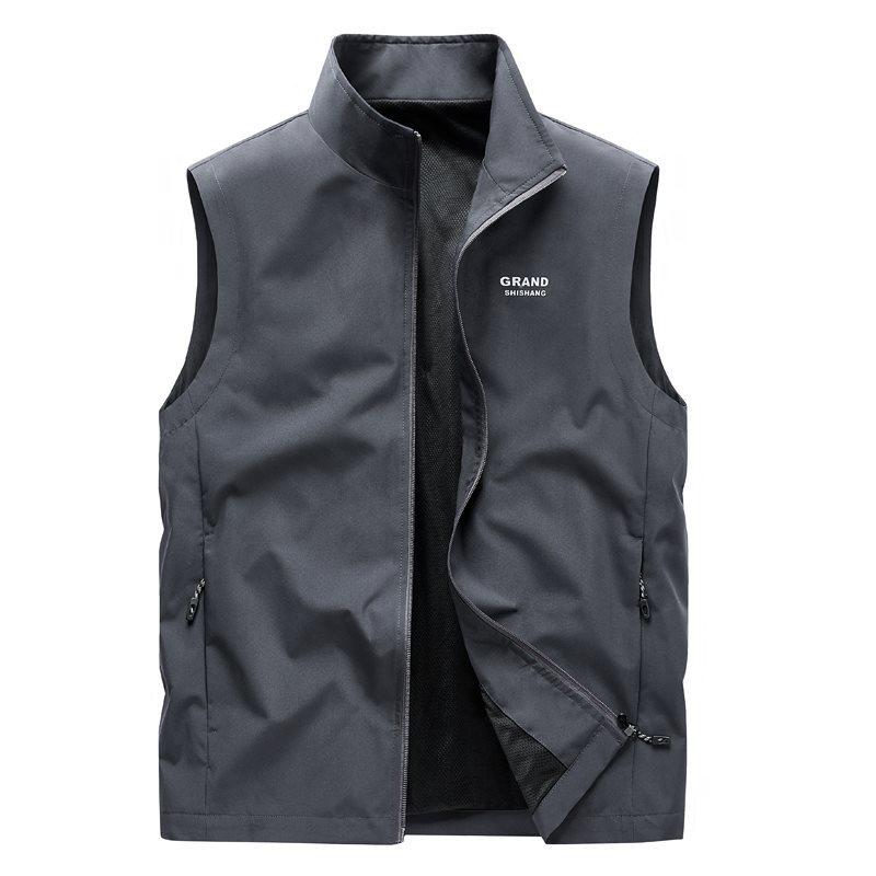 Men s Summer Stand-up Collar Sleeveless Vest for Outdoor Workwear, Photography, and Fishing 5XL сірий колір
Men s Summer Stand-up Collar Sleeveless Vest for Outdoor Workwear, Photography, and Fishing 5XL сірий колір