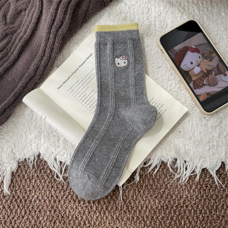 Combed Cotton Luo Kou Double Stacking Socks Kitten Medium Tube Socks Striped Color Matching Polka Dot Curled Edge Cotton Socks One size fits all
Combed Cotton Luo Kou Double Stacking Socks Kitten Medium Tube Socks Striped Color Matching Polka Dot Curled Edge Cotton Socks One size fits all