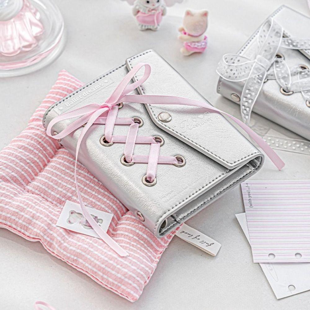 PU Leahter Hand Account Book Mini Hand Ledger Note Paper Loose-leaf Notebook Kids Gift срібний
PU Leahter Hand Account Book Mini Hand Ledger Note Paper Loose-leaf Notebook Kids Gift срібний