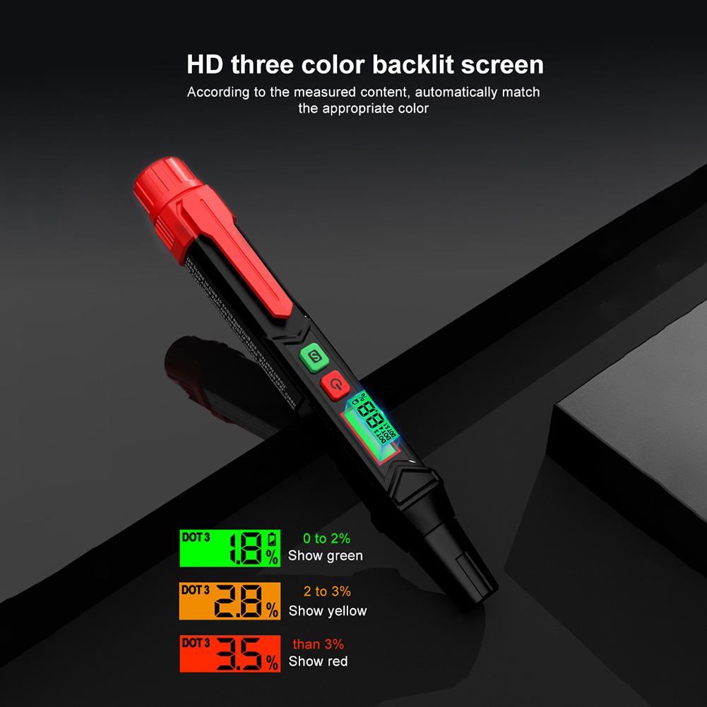 Brake Fluid Tester Auto Car Brake Liquid Digital Tester Pen LED Indicator Accurate Automotive Brake Oil Tester Sound Light Alarm чорний
Brake Fluid Tester Auto Car Brake Liquid Digital Tester Pen LED Indicator Accurate Automotive Brake Oil Tester Sound Light Alarm чорний