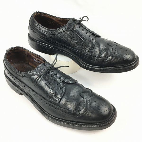60s-70s Vintage HANOVER Long Wingtip Black Size 10B/AA 26.5-27.5cm Men s
60s-70s Vintage HANOVER Long Wingtip Black Size 10B/AA 26.5-27.5cm Men s