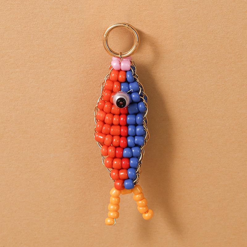 Colorful Beaded Fish Pendant Keychain - DIY Dopamine Series
Colorful Beaded Fish Pendant Keychain - DIY Dopamine Series