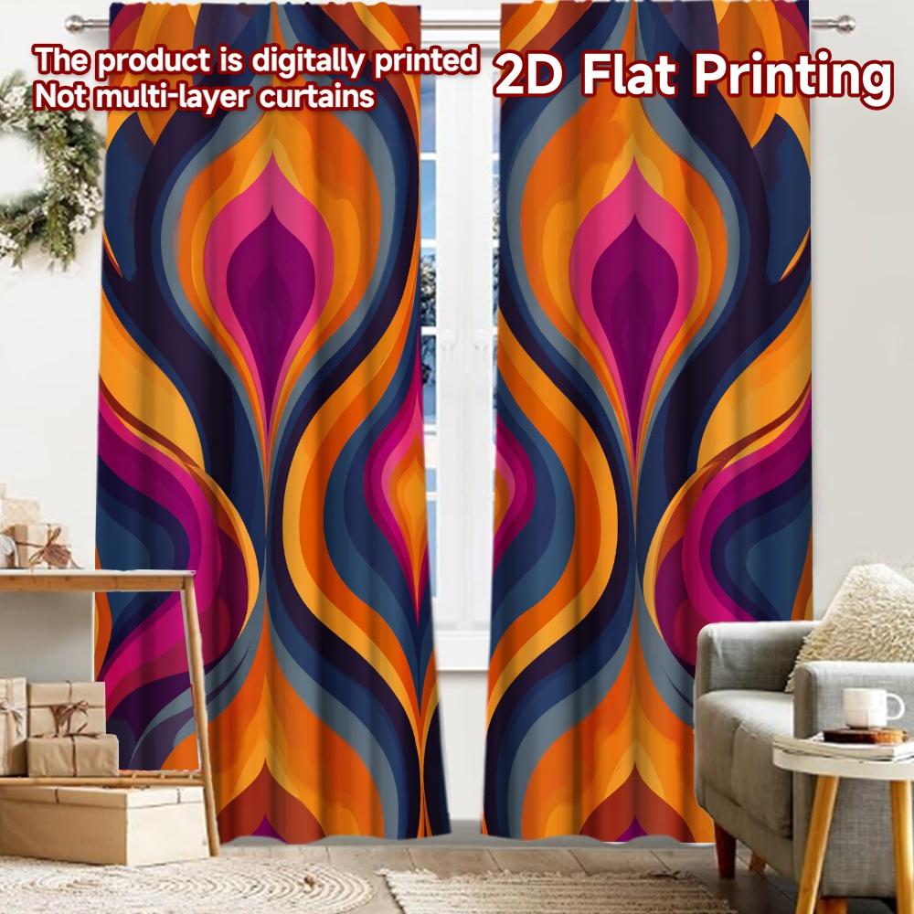 Set Of 2 Modern Flat Printing Curtains Without Rod Retro Pattern Fashionable Curtainments Prints Curtain With Sheer Polyester W100*H70(CM)-Rod Pocket&2PCS
Set Of 2 Modern Flat Printing Curtains Without Rod Retro Pattern Fashionable Curtainments Prints Curtain With Sheer Polyester W100*H70(CM)-Rod Pocket&2PCS