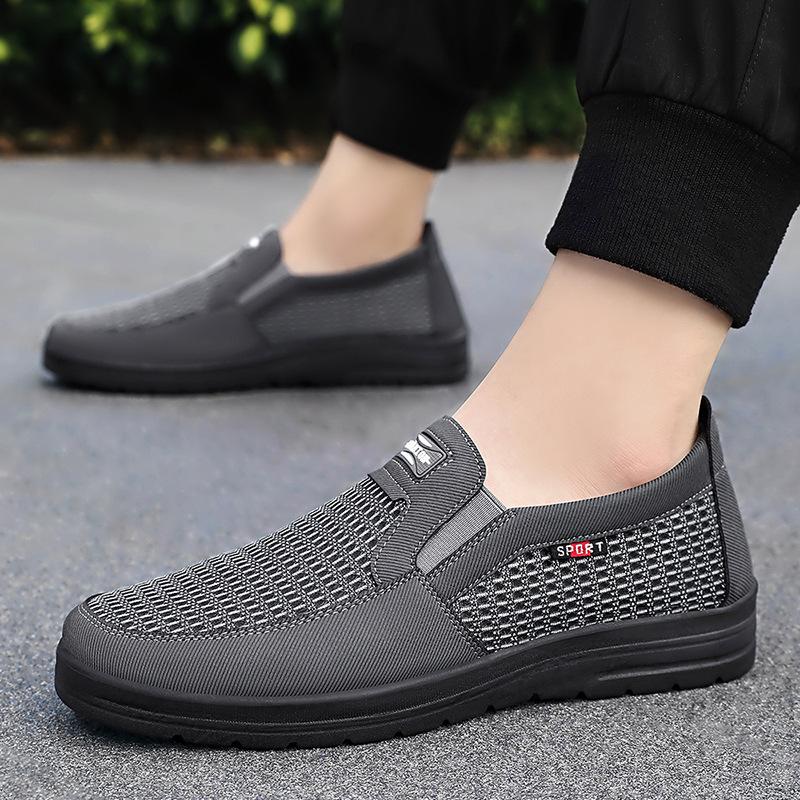 Shoes Men s breathable mesh shoes One pedal Lightweight soft-soled dad shoes Shallow mouth casual men s cloth shoes 44
Shoes Men s breathable mesh shoes One pedal Lightweight soft-soled dad shoes Shallow mouth casual men s cloth shoes 44