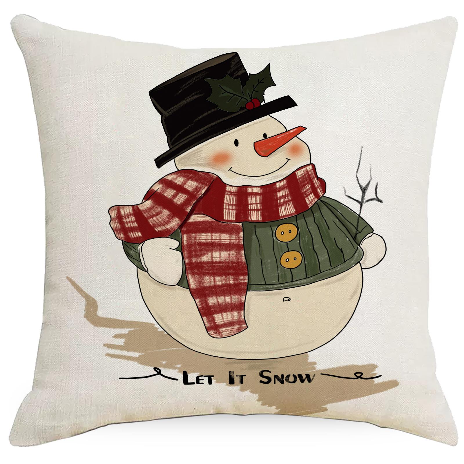 Christmas Pillow Cover Santa Claus Elk Snowman Home Sofa Cushion Pillow Premium Durable Quality Useful Practical 45 * 45Cm
Christmas Pillow Cover Santa Claus Elk Snowman Home Sofa Cushion Pillow Premium Durable Quality Useful Practical 45 * 45Cm