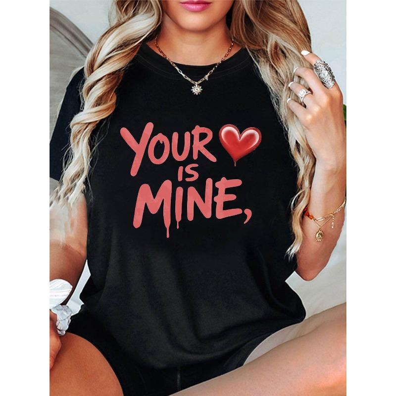 YOUR IS MINE Graphic Print Plus Size Women s T-shirt, Short Sleeve Crew Neck Casual Top for Summer & Spring, Women s Clothing S чёрный
YOUR IS MINE Graphic Print Plus Size Women s T-shirt, Short Sleeve Crew Neck Casual Top for Summer & Spring, Women s Clothing S чёрный