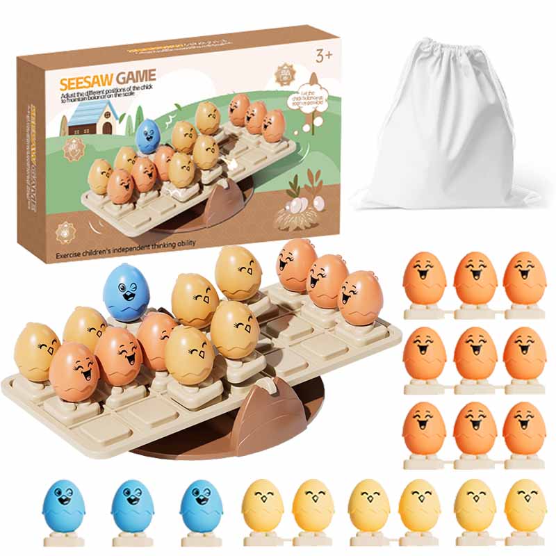 Egg Balance Board Game Math Logice Thinking Challenge Strategy Toy Seesaw Balance Intellectual Clearance Kid Education STEM Toy
Egg Balance Board Game Math Logice Thinking Challenge Strategy Toy Seesaw Balance Intellectual Clearance Kid Education STEM Toy