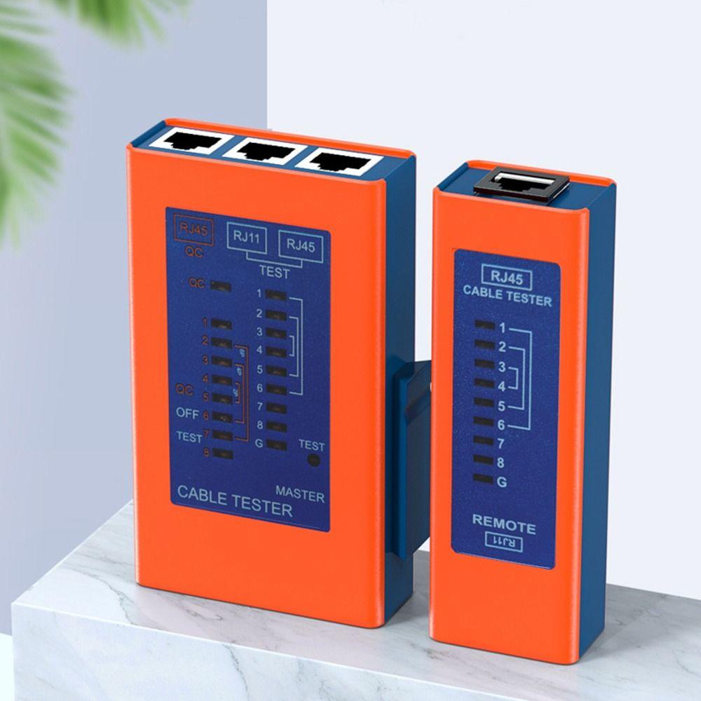 QC Односторонний тестер кабеля Ethernet Инструмент для испытания проводов Тестер сетевого кабеля Разъем Rj45 Rj11
QC Односторонний тестер кабеля Ethernet Инструмент для испытания проводов Тестер сетевого кабеля Разъем Rj45 Rj11