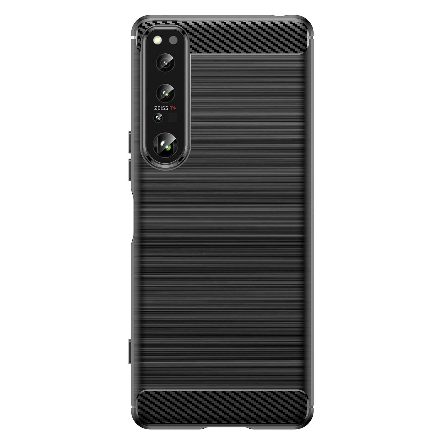 For Sony Xperia 1 IV Carbon Fiber Texture Fingerprint-free Phone Case Brushed TPU Back Cover Black
For Sony Xperia 1 IV Carbon Fiber Texture Fingerprint-free Phone Case Brushed TPU Back Cover Black