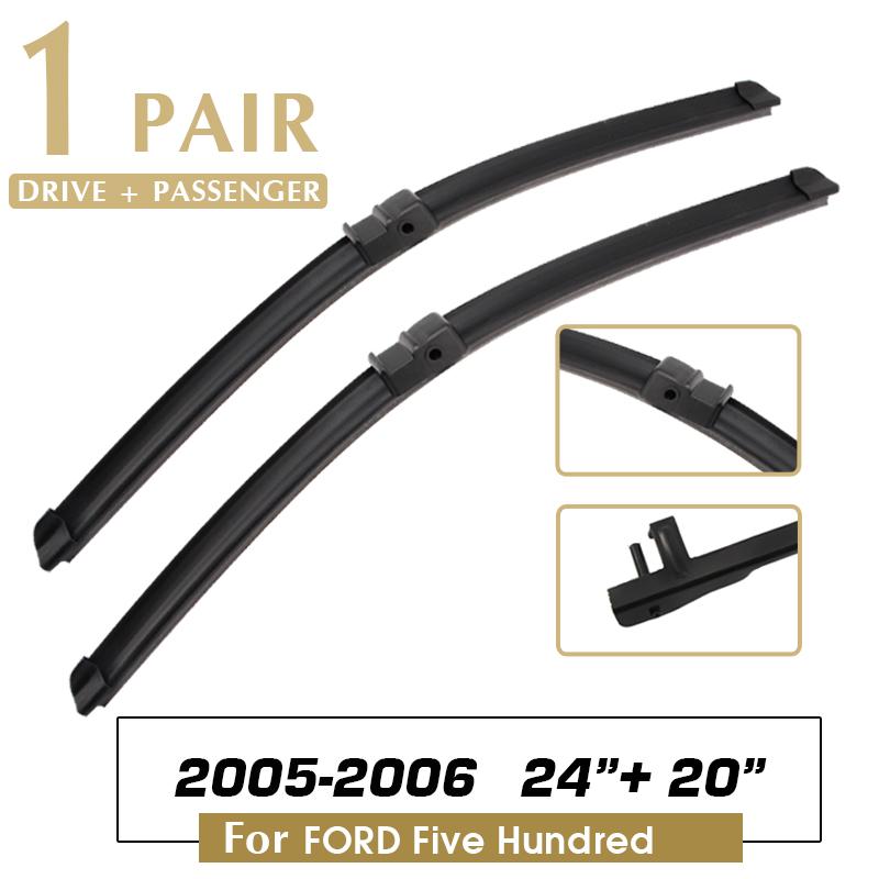 BROSHOO Car Wiper Blade Natural Rubber 24 +20 2005-2007 For FORD Five Hundred Front Windshield Windscreen Cars Accessories For FORD
BROSHOO Car Wiper Blade Natural Rubber 24 +20 2005-2007 For FORD Five Hundred Front Windshield Windscreen Cars Accessories For FORD