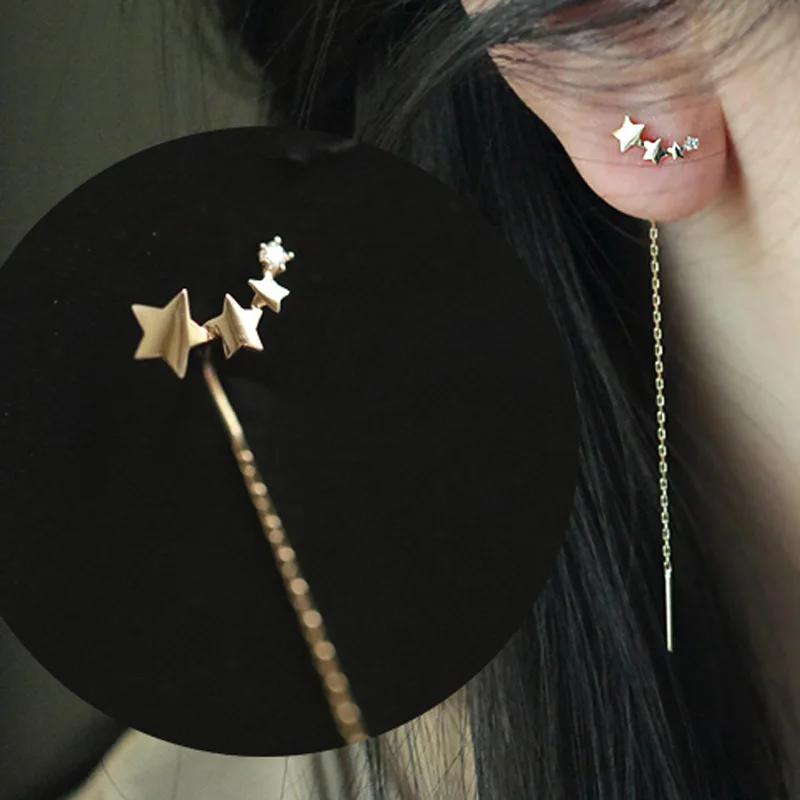 925 Sterling Silver Star Heart Cross Drop Earrings For Women Girls Hanging Dangle Earrings pendientes mujer moda
925 Sterling Silver Star Heart Cross Drop Earrings For Women Girls Hanging Dangle Earrings pendientes mujer moda