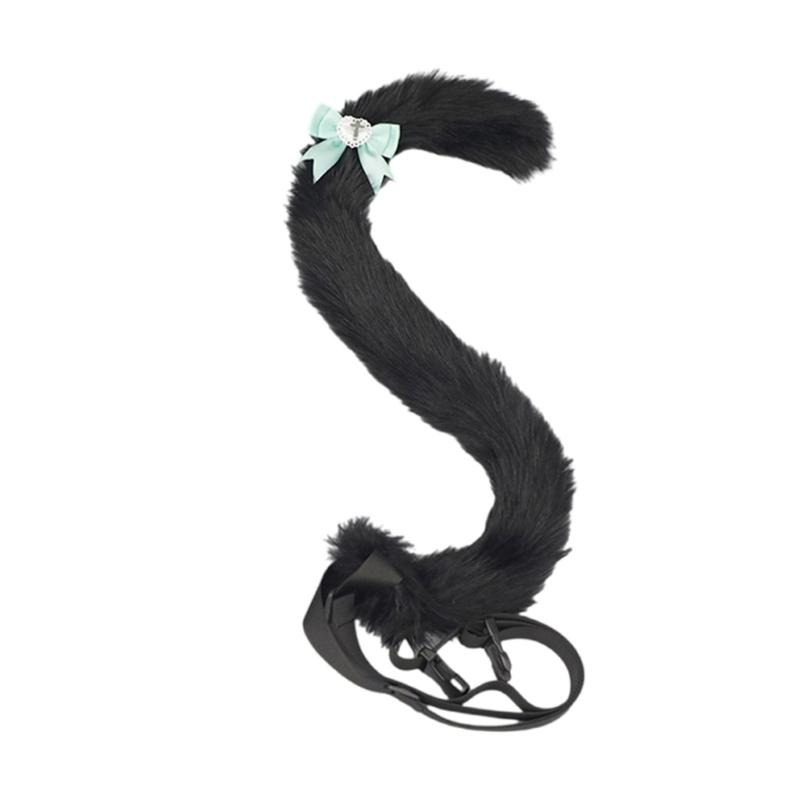 Cats Tail Lovely Plush Tail Beast Tail Adjustable Belt Animal Tail Halloween Costume Accessories for Masquerade Party зелений/чорний
Cats Tail Lovely Plush Tail Beast Tail Adjustable Belt Animal Tail Halloween Costume Accessories for Masquerade Party зелений/чорний