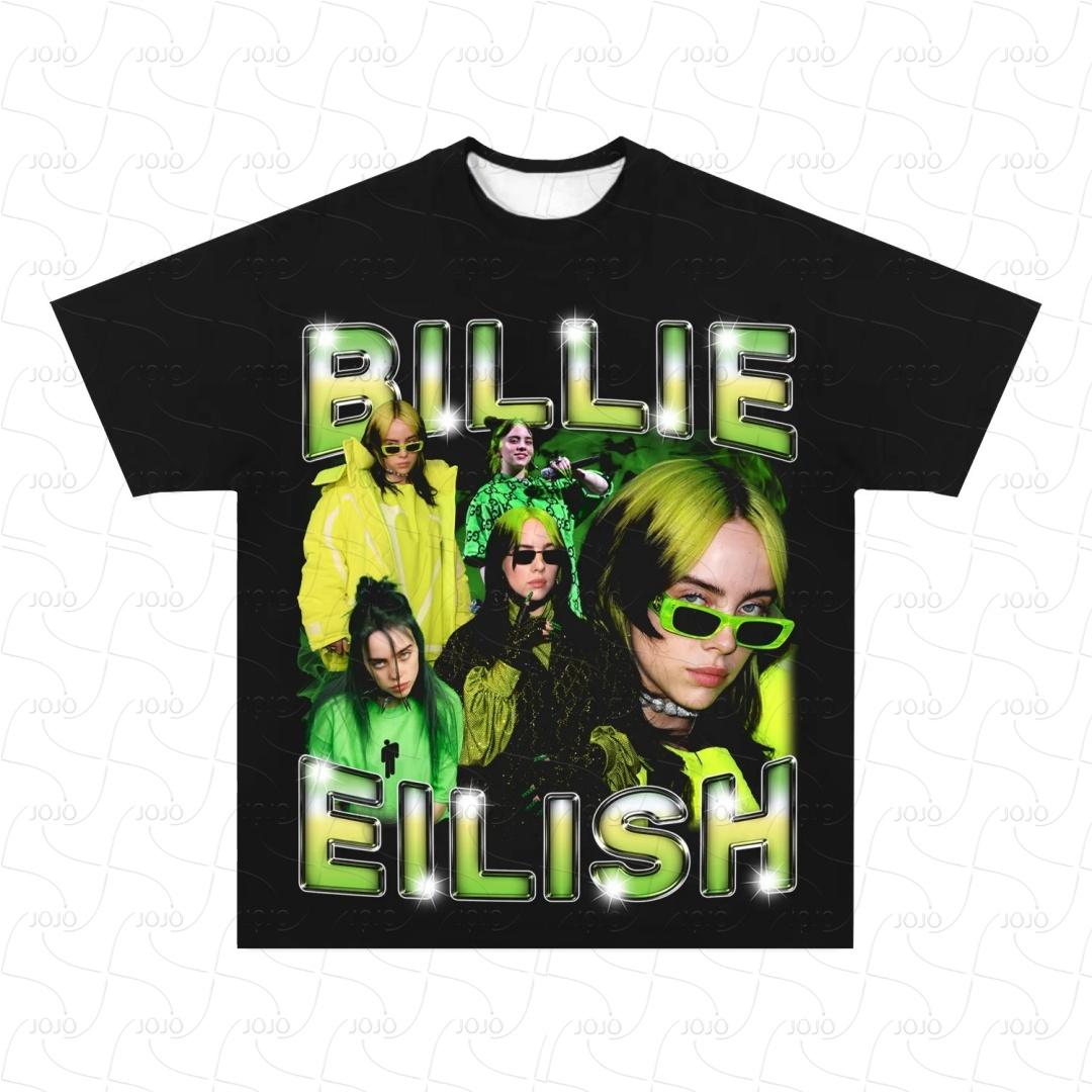 Billie Eilish Retro Pattern Tshirt 2026 Summer Unisex Womens Hip Hop Clothing Y2k Luxury Fashion Street Style Pure Cotton Tshirt 4XL
Billie Eilish Retro Pattern Tshirt 2026 Summer Unisex Womens Hip Hop Clothing Y2k Luxury Fashion Street Style Pure Cotton Tshirt 4XL