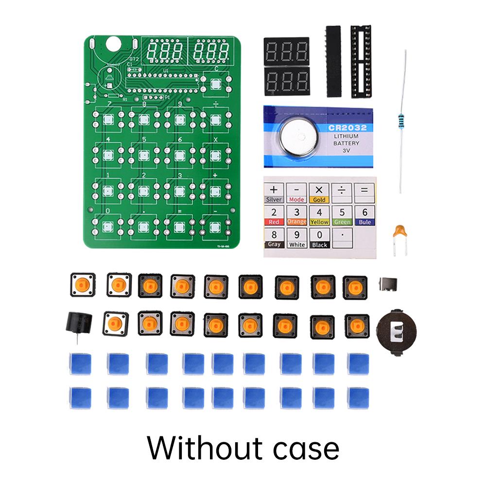 DIY Electronic Kit Mini Calculator Digital Display Calculator Kit 51 Microcontroller Training Experiment Welding Parts
DIY Electronic Kit Mini Calculator Digital Display Calculator Kit 51 Microcontroller Training Experiment Welding Parts