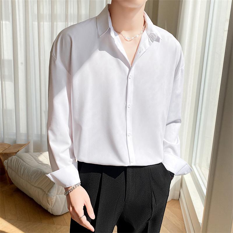 Мужская гладкая, устойчивая к морщинам рубашка с длинными рукавами с воротником-стойкой, деловая повседневная рубашка, офисная однотонная рубашка XS
Мужская гладкая, устойчивая к морщинам рубашка с длинными рукавами с воротником-стойкой, деловая повседневная рубашка, офисная однотонная рубашка XS