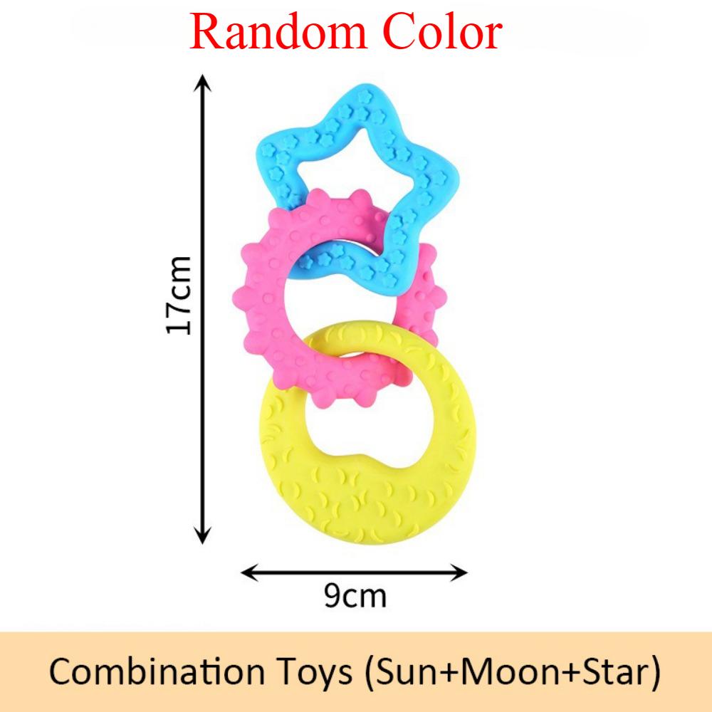 New Pet Dog Circle Ring Toy Set Puppy Teething Chewing Easy Cleaning Pacifier Bell To Relieve Boredom TPR Toys Pet Supplies
New Pet Dog Circle Ring Toy Set Puppy Teething Chewing Easy Cleaning Pacifier Bell To Relieve Boredom TPR Toys Pet Supplies