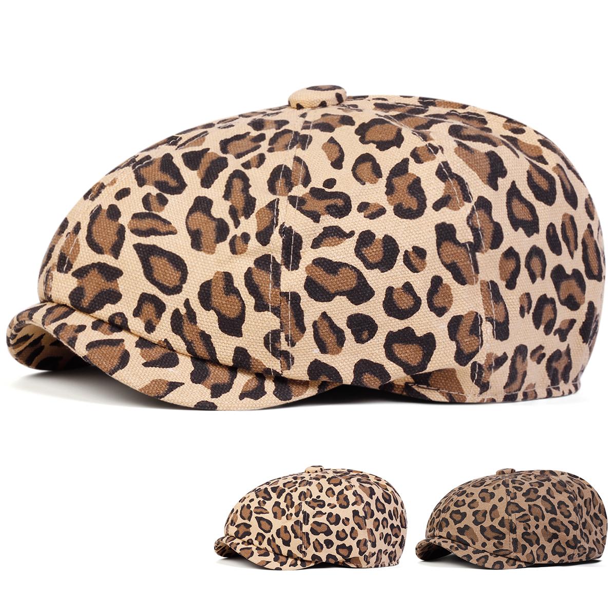 Unisex Personality Leopard Print Newsboy Caps Spring Autumn Berets Women Men British Painters Hats Fashion Hip Hop Caps Gorras хакі
Unisex Personality Leopard Print Newsboy Caps Spring Autumn Berets Women Men British Painters Hats Fashion Hip Hop Caps Gorras хакі