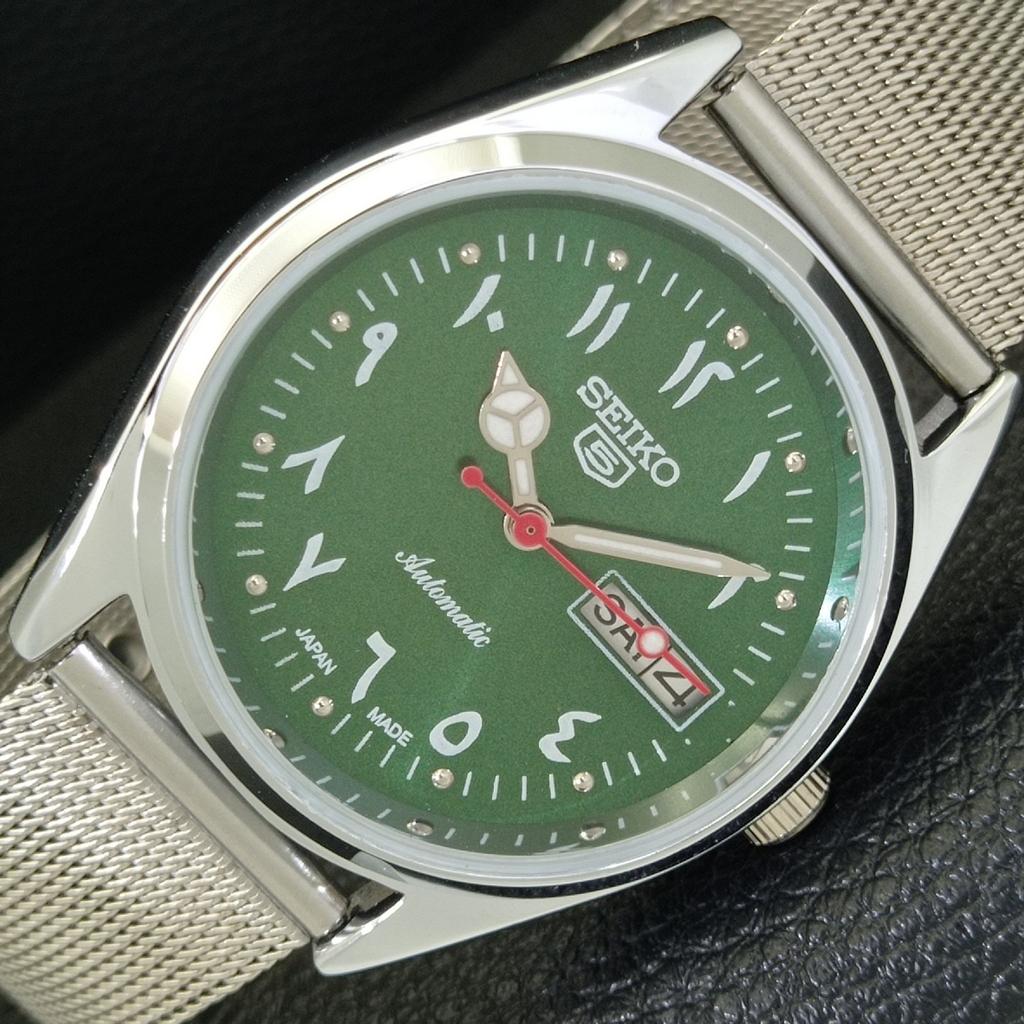 VINTAGE REFURBISHED SEIKO 5 AUTOMATIC 6309A JAPAN MENS GREEN WATCH a441178-4 Sk-a441178
VINTAGE REFURBISHED SEIKO 5 AUTOMATIC 6309A JAPAN MENS GREEN WATCH a441178-4 Sk-a441178