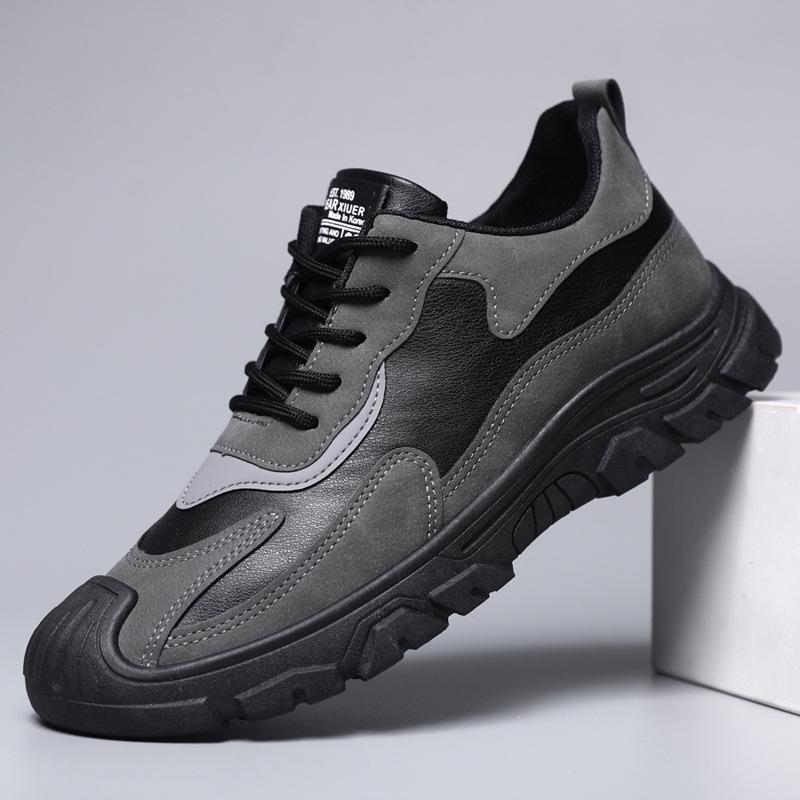 Мужская обувь для рабочей страховки, зимняя новая хлопковая обувь, сетка, мягкая подошва, дышащая, легкая, модная, простая, бархатная, с утолщенной подошвой, спортивная мужская обувь 39