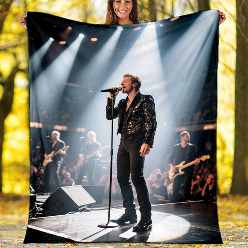 Hip Hop Singer Concert Collage Flannel Fleece Blanket, Soft Warm Throw Blanket for Sofa Bed, Music Fan Gift 80cm x 120cm
Hip Hop Singer Concert Collage Flannel Fleece Blanket, Soft Warm Throw Blanket for Sofa Bed, Music Fan Gift 80cm x 120cm